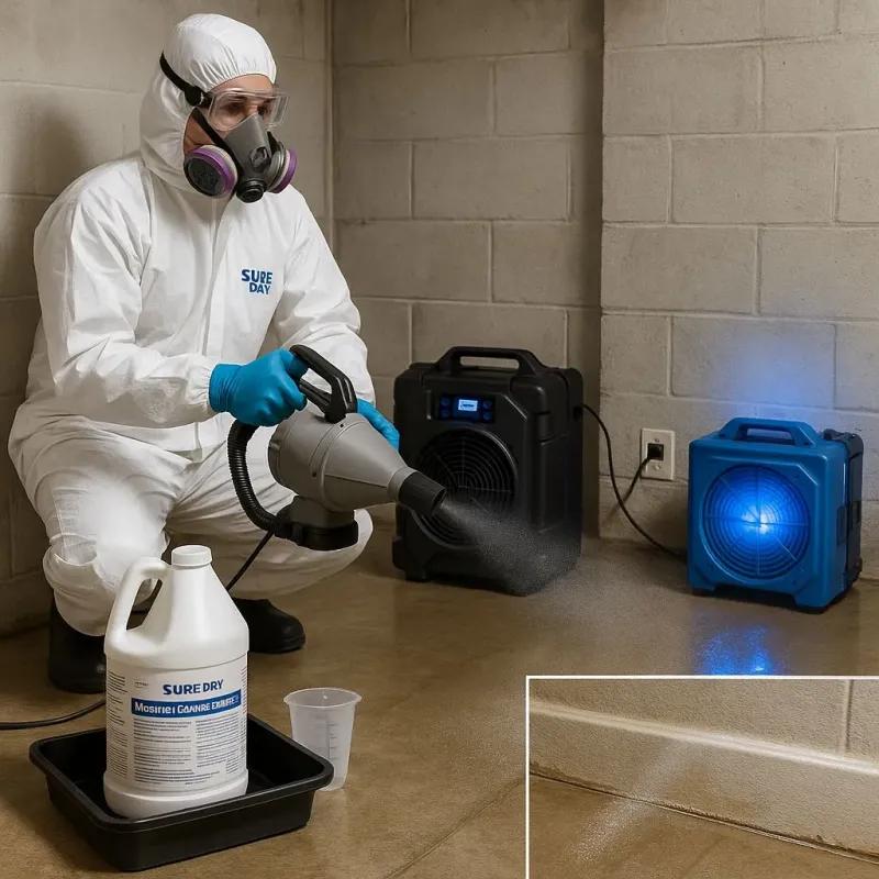 Sanitization and Odor Removal process in De Land Southwest, FL
