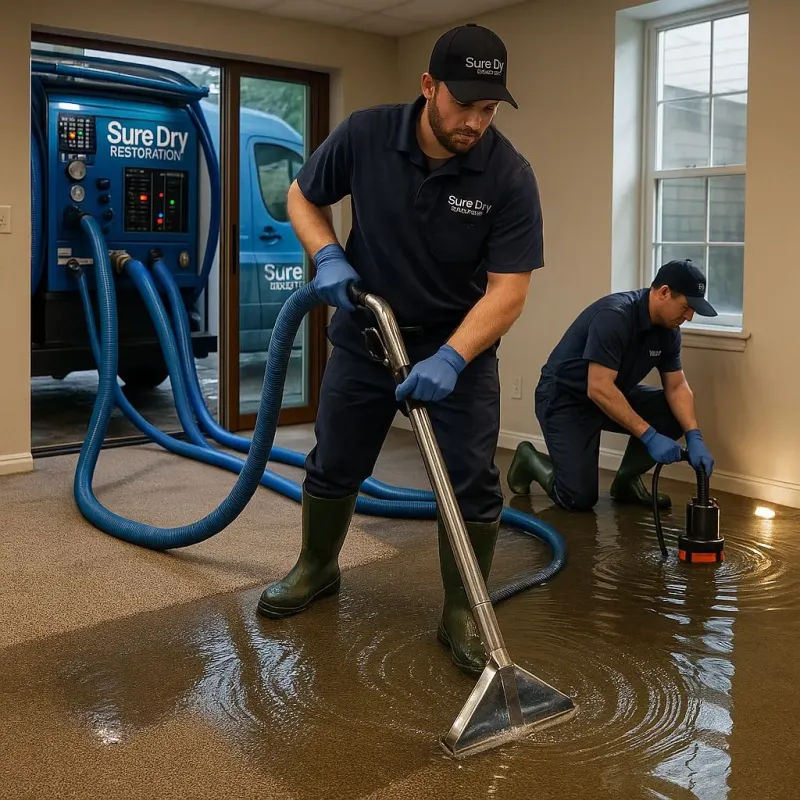 Water Extraction and Removal process in De Land Southwest, FL